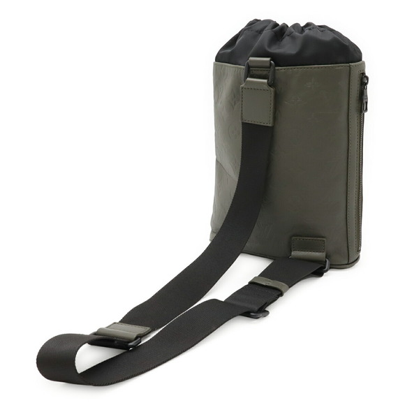 Louis Vuitton Monogram Shadow Black Chalk Sling Bag khaki Green - Picture 2 of 7